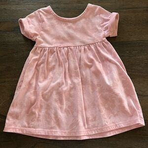 SOLD: 2T pink tie dye t-shirt dress